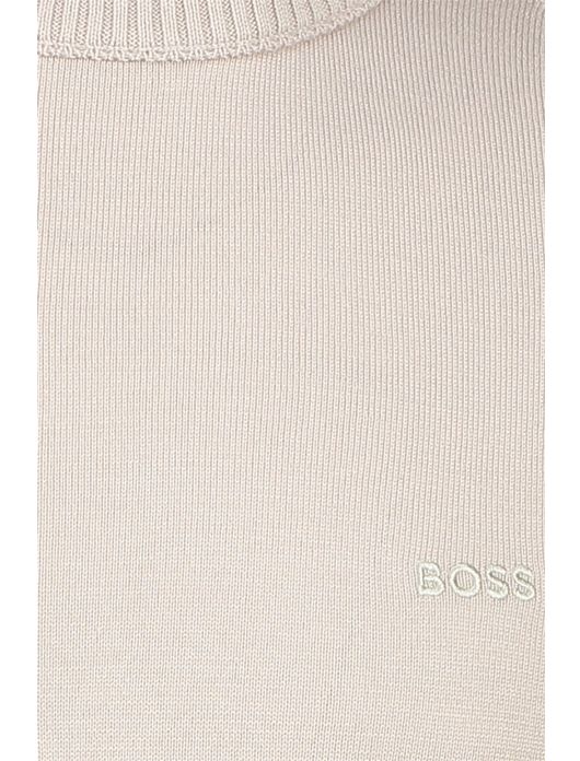 Boss Orange coltrui Avac beige effen gebreid