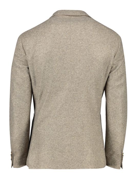 tussenjas Hugo Boss beige slim fit polyester gemêleerd