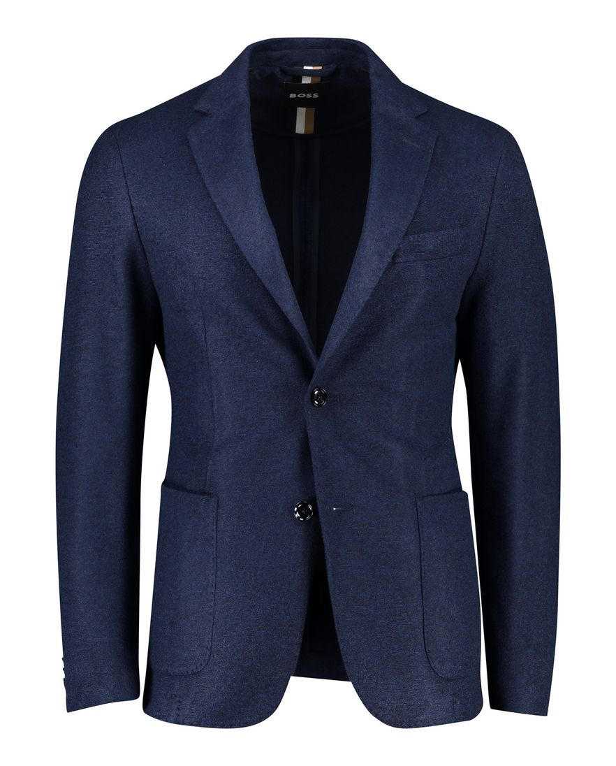 Boss Black C-Hanry colbert effen donkerblauw slim fit