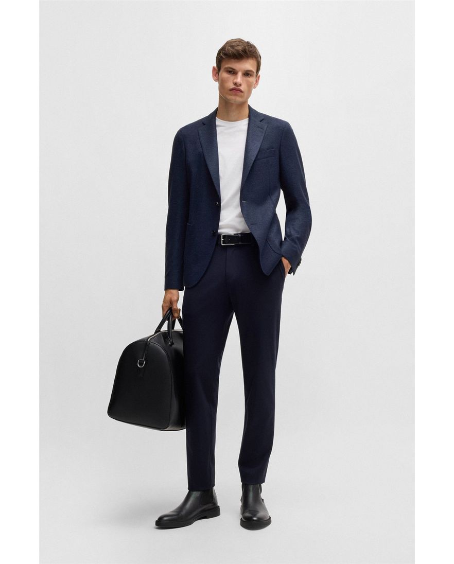 Boss Black C-Hanry colbert effen donkerblauw slim fit