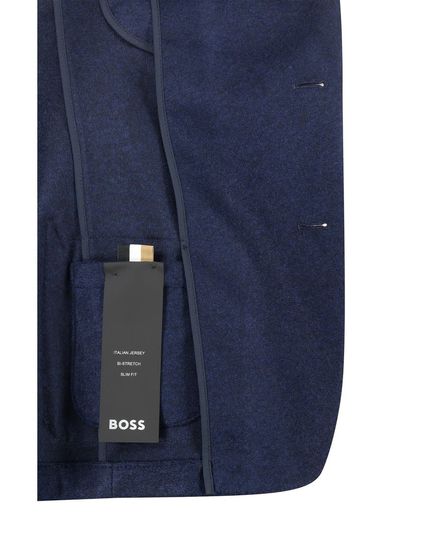 Boss Black C-Hanry colbert effen donkerblauw slim fit