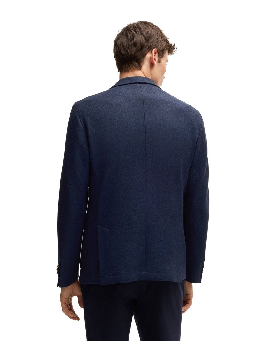 Boss Black C-Hanry colbert effen donkerblauw slim fit