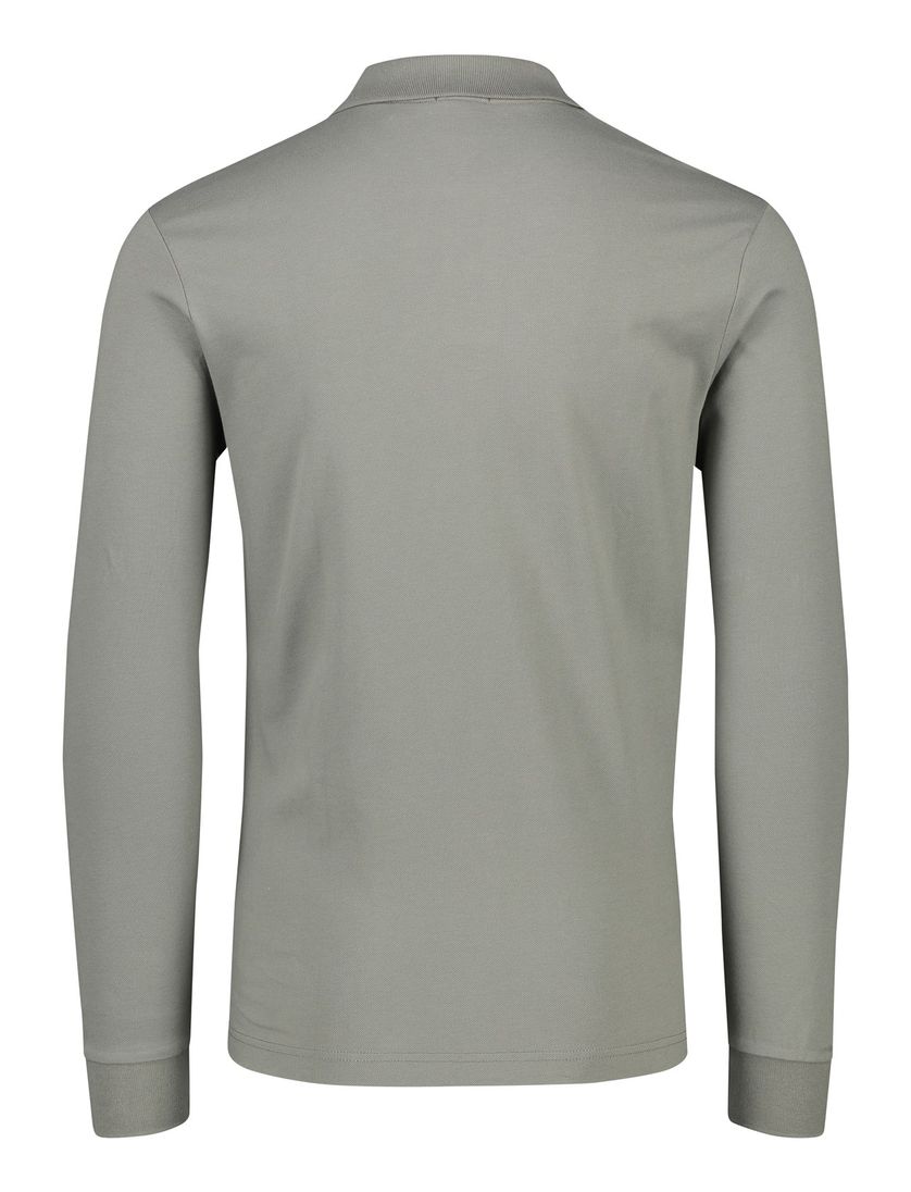 Boss Orange Passerby polo groen effen katoen slim fit