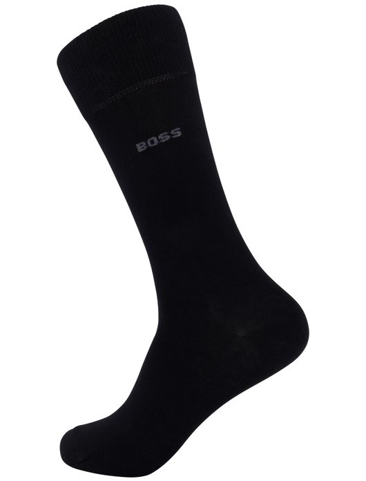 BOSS Sokken 4-pack zwart katoen