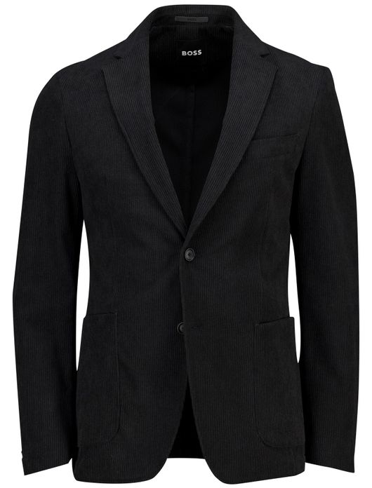 BOSS Black colbert P-Hanry zwart corduroy
