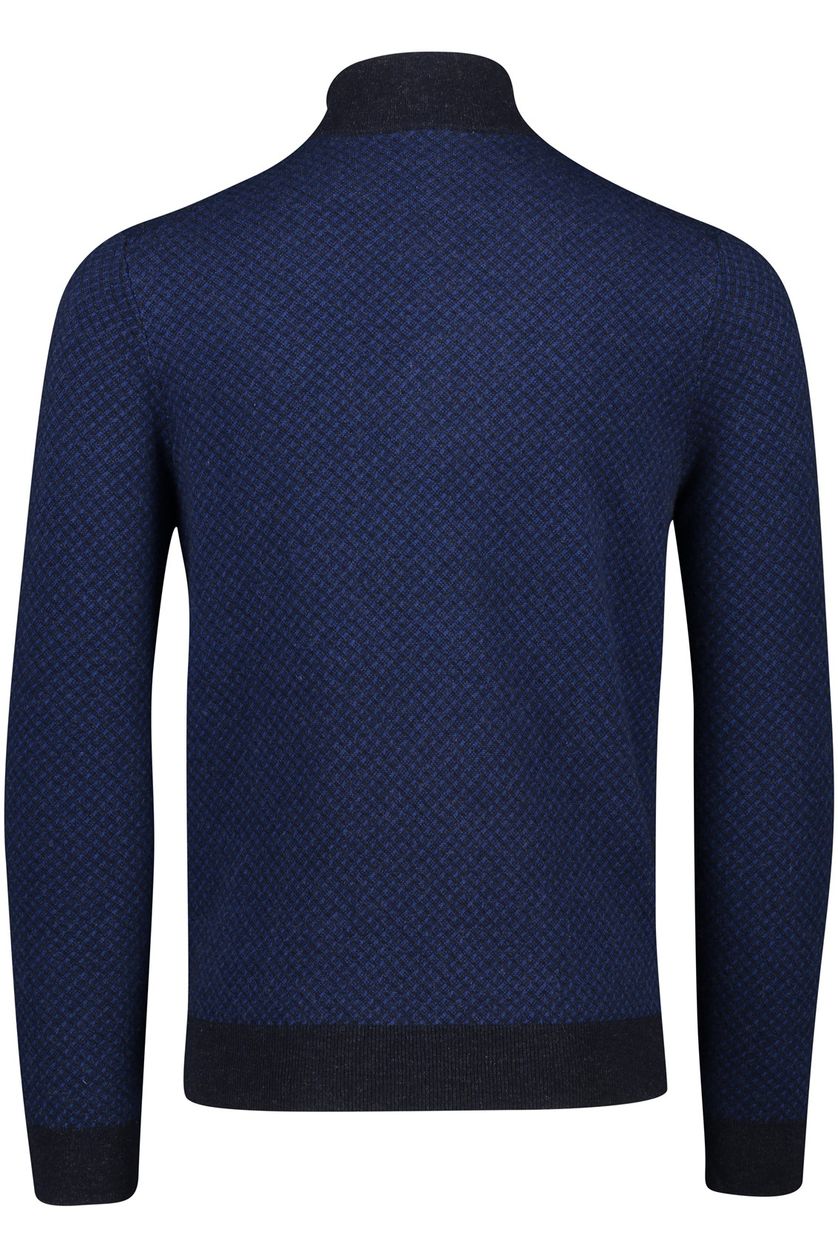 Boss Black half zip donkerblauw wol