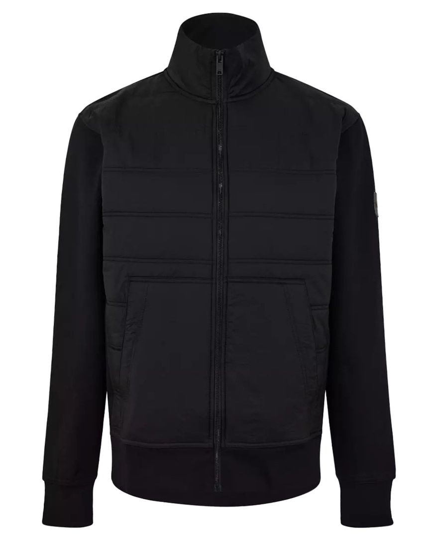 Outdoor sweatvest BOSS Orange Ze Puff zwart