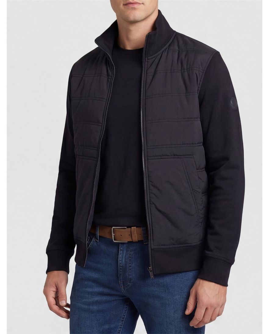 Outdoor sweatvest BOSS Orange Ze Puff zwart