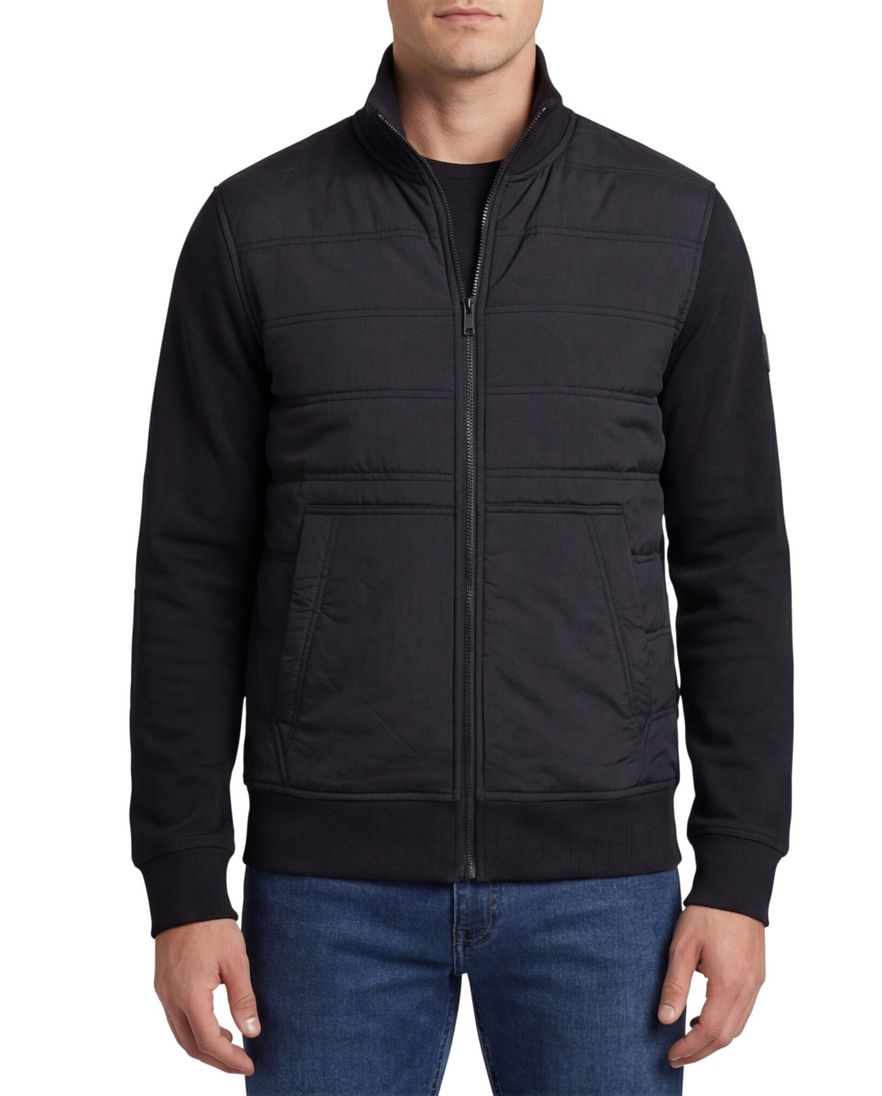 Outdoor sweatvest BOSS Orange Ze Puff zwart