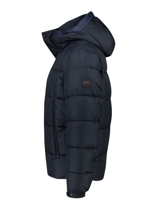Boss winterjas Omaris gewatteerd donkerblauw