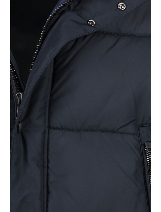 Boss winterjas Omaris gewatteerd donkerblauw