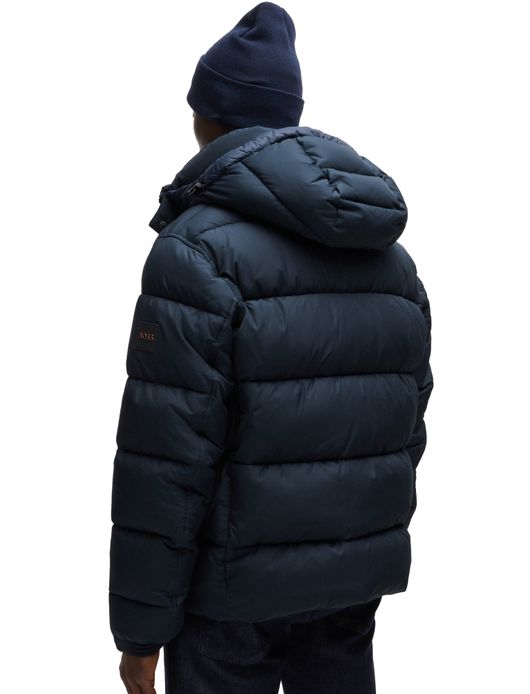 Winterjas Boss Omaris gewatteerd donkerblauw puffer