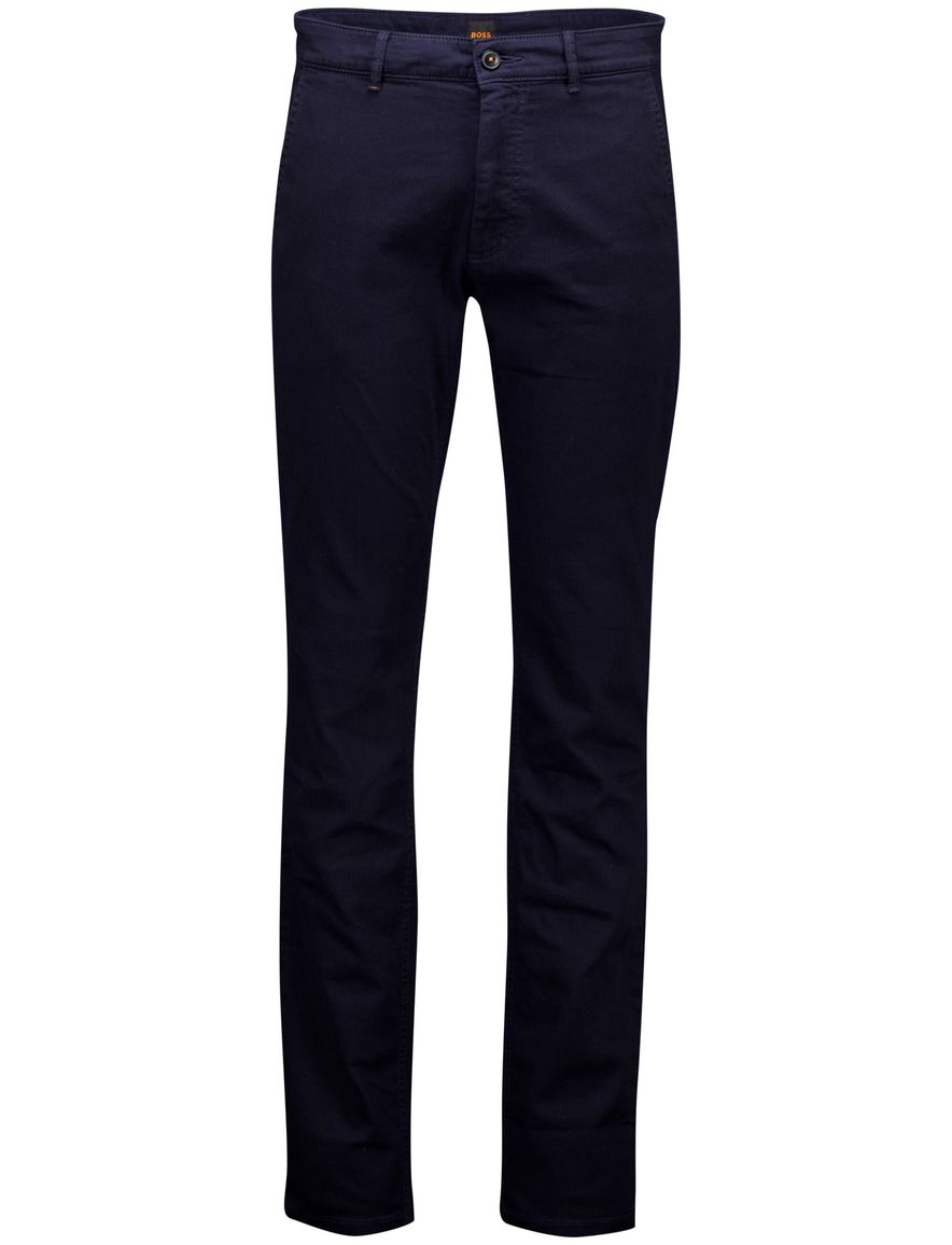Boss Orange donkerblauw Chino_Slim katoen