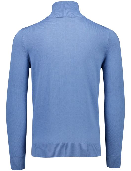 Boss Orange trui half zip blauw