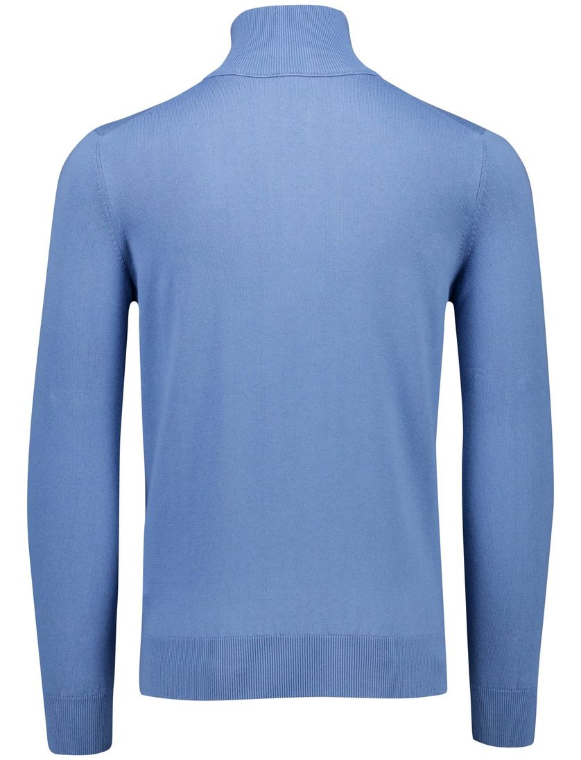 Boss Orange trui half zip blauw