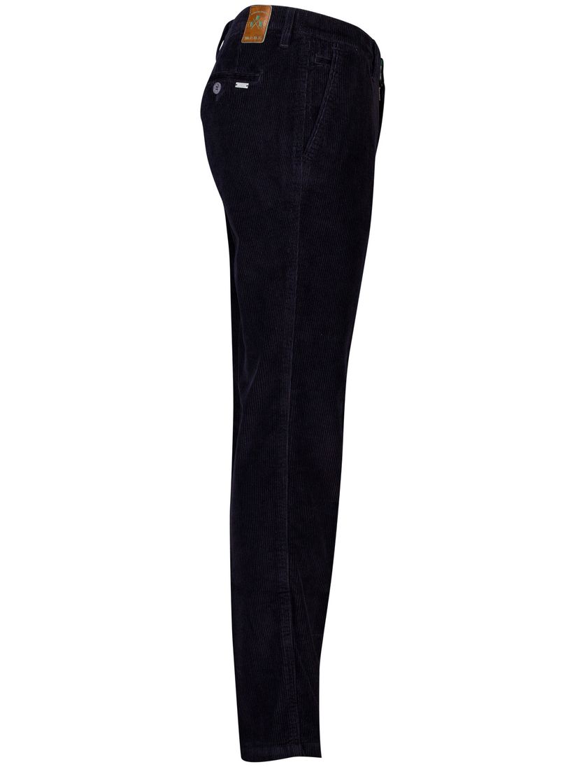 M.E.N.S. madison pantalon donkerblauw effen normale fit