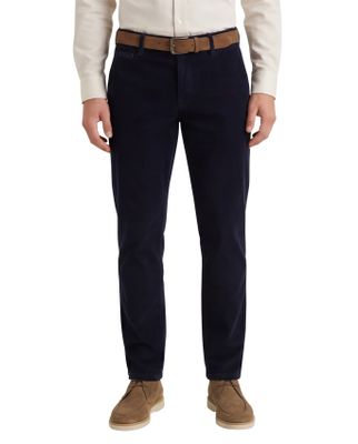 M.E.N.S. M.E.N.S. madison pantalon donkerblauw effen normale fit