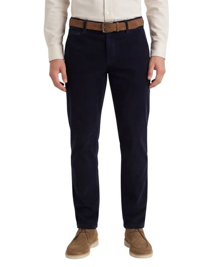 M.E.N.S. M.E.N.S. madison pantalon donkerblauw effen normale fit
