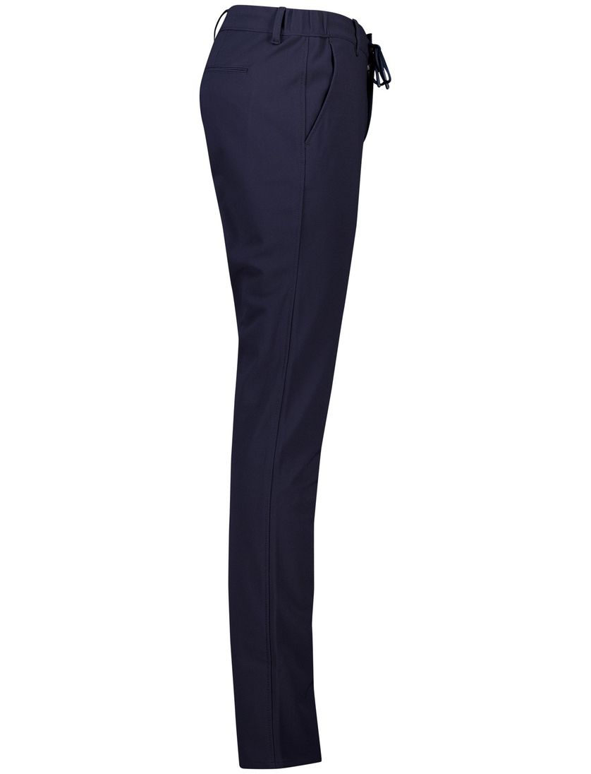 North 84 traveler pants zwart effen slim fit