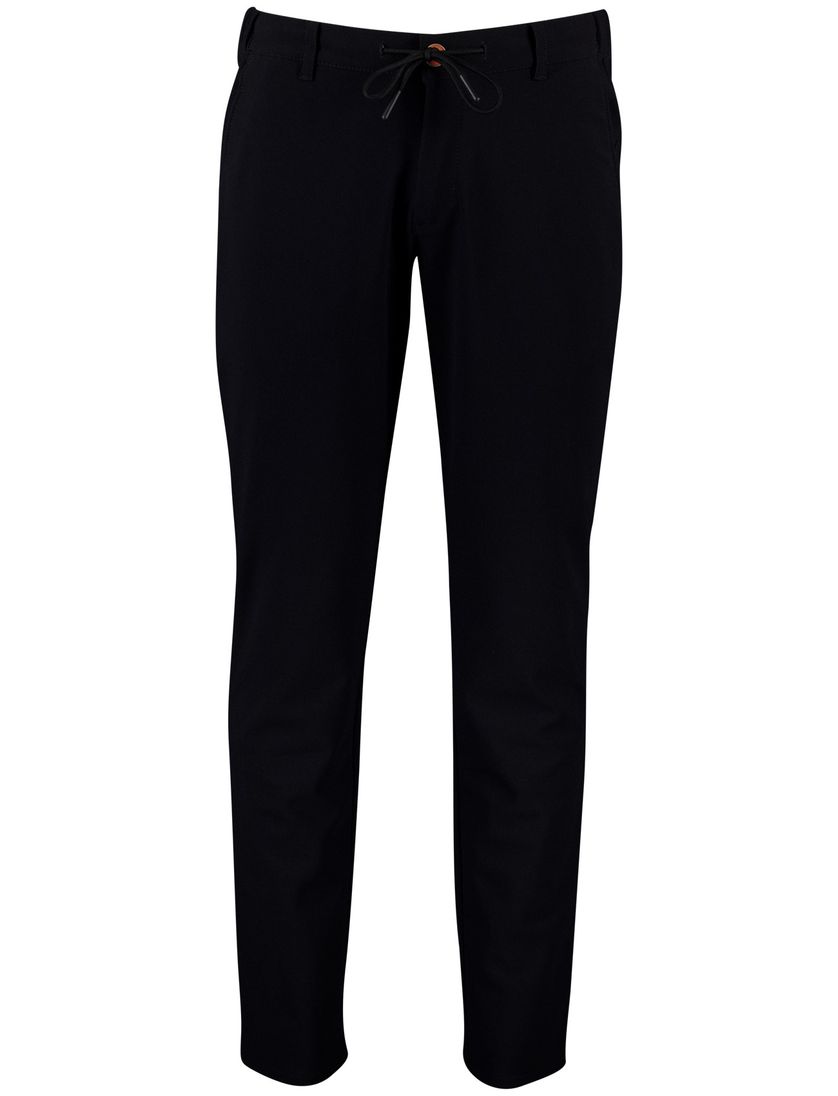 COM4 Pantalon chino donkerblauw polyamide