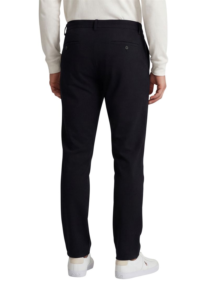 COM4 Pantalon chino donkerblauw polyamide