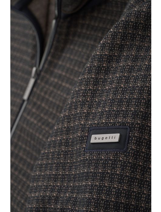 Bugatti vest bruin met rits