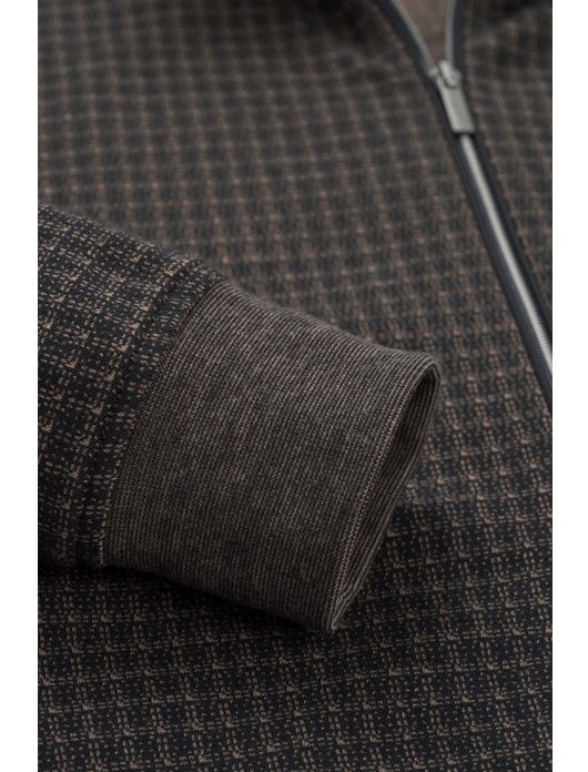 Bugatti vest bruin met rits