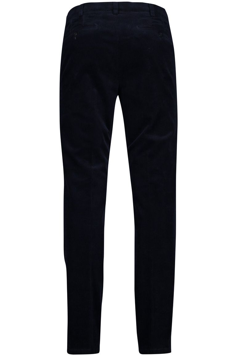 Meyer broek donkerblauw corduroy normale fit