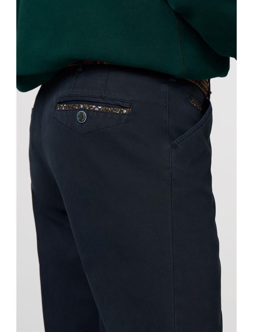 Meyer broek donkerblauw chicago normale fit