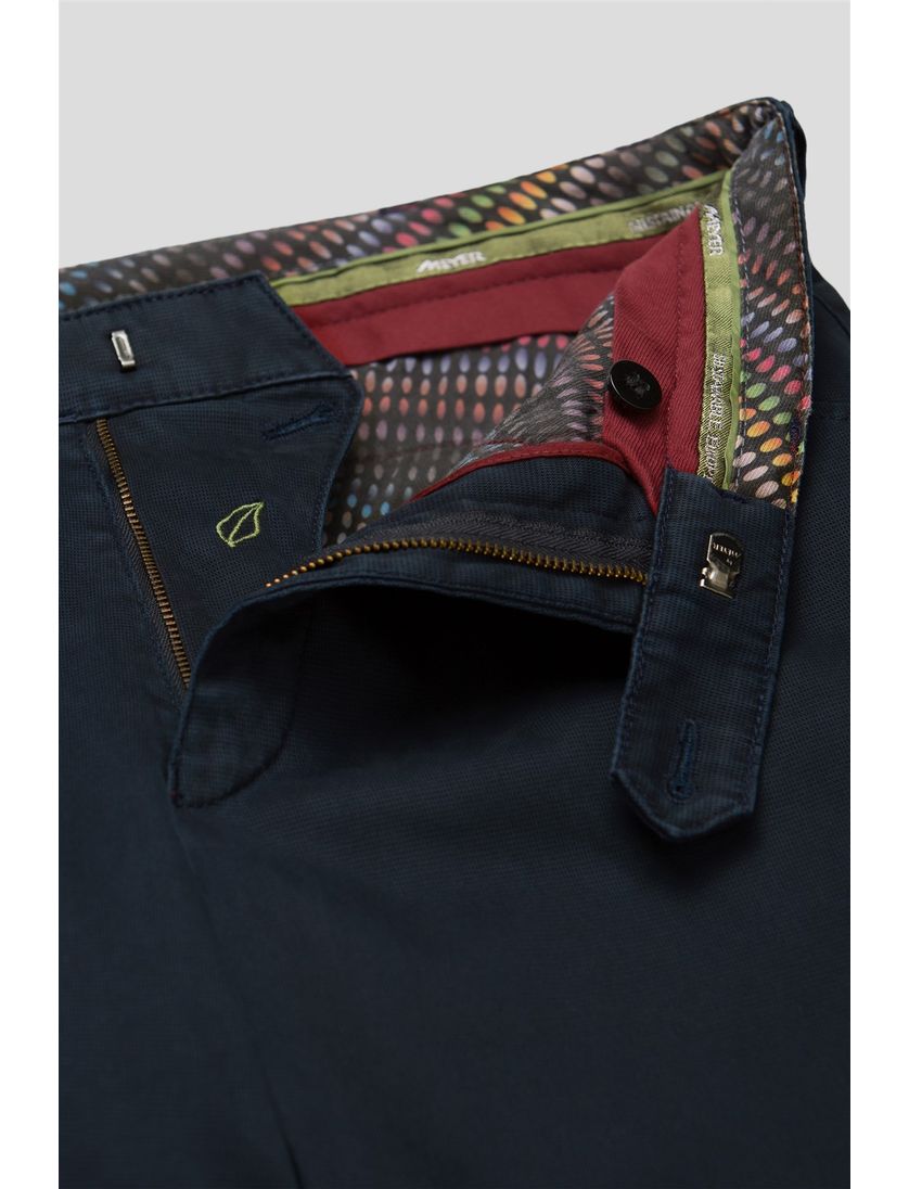 Meyer broek donkerblauw chicago normale fit
