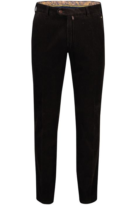Meyer chino modern fit donkerbruin corduroy