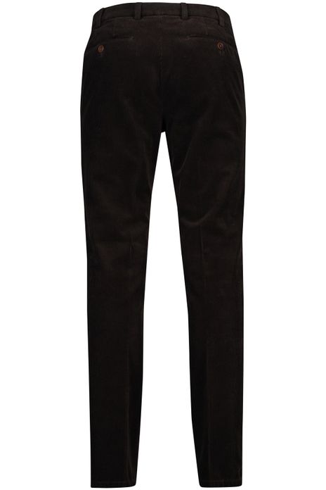 Meyer chino modern fit donkerbruin corduroy