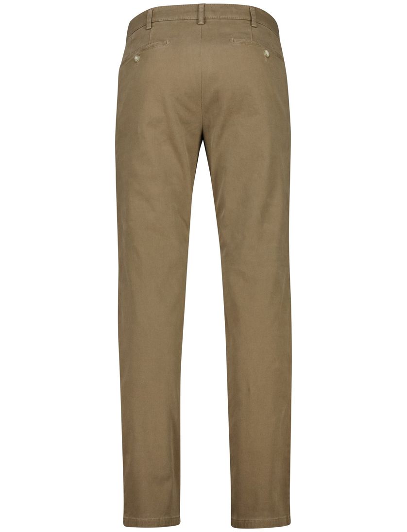 Meyer Pantalon chino bruin katoen