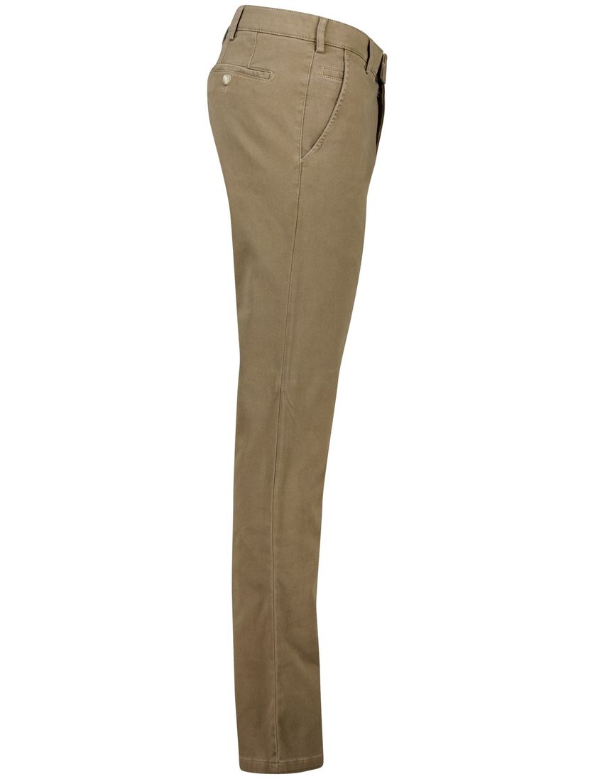 Meyer Pantalon chino bruin katoen