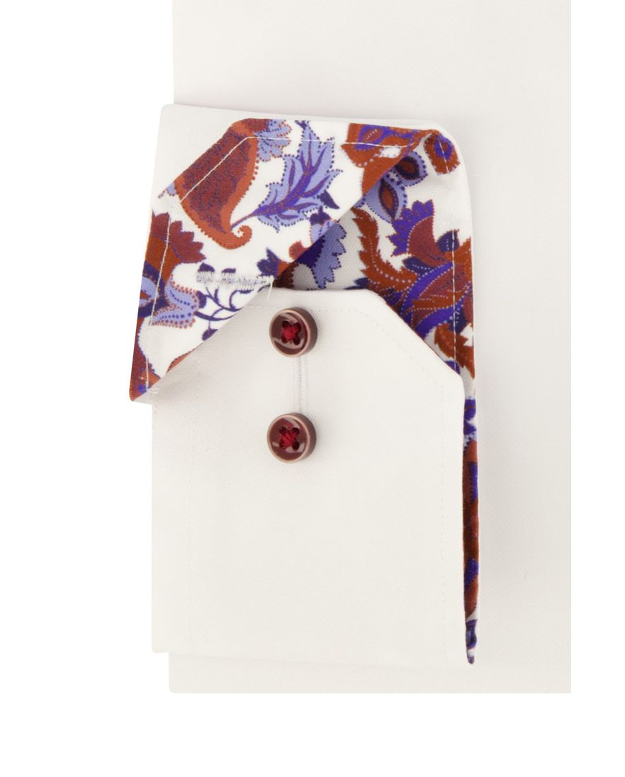 Eterna overhemd wijde fit wit effen