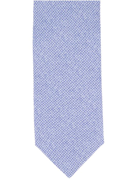 Profuomo stropdas zijde geprint blauw
