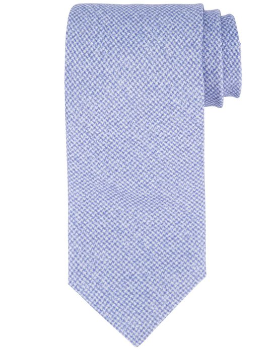 Profuomo stropdas zijde geprint blauw