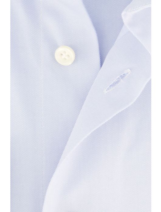 business overhemd Profuomo lichtblauw effen katoen slim fit