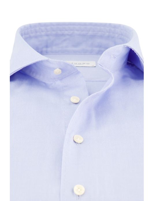 business overhemd Profuomo lichtblauw effen katoen slim fit