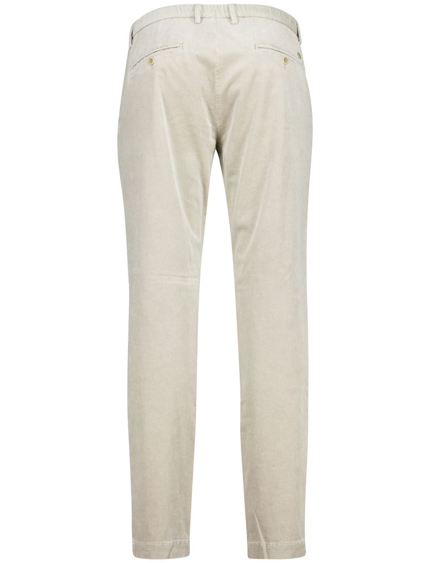 Alberto broek beige ribstof
