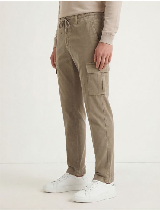 Pantalon cargo bruin Alberto