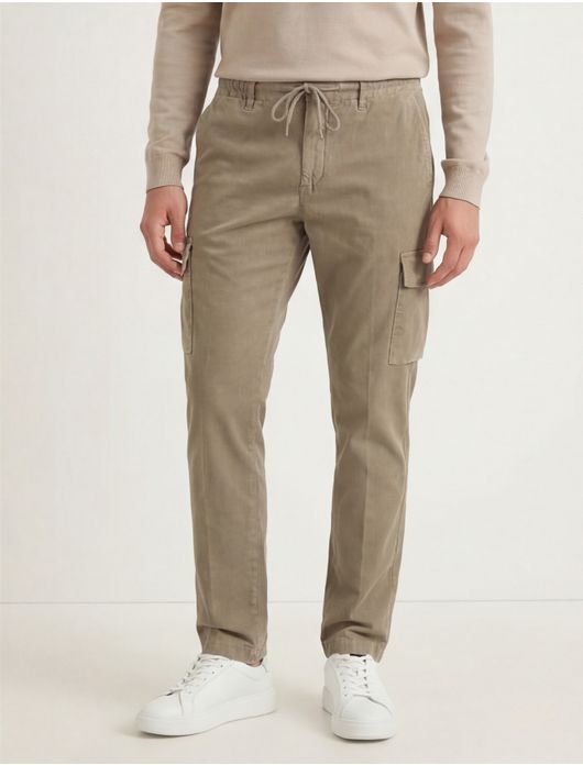 Pantalon cargo bruin Alberto