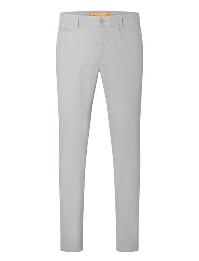 Mac katoenen Mac Pantalon grijs effen normale fit