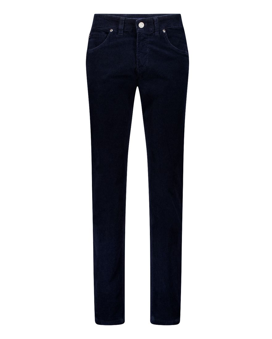 Gardeur Bill broek donkerblauw corduroy