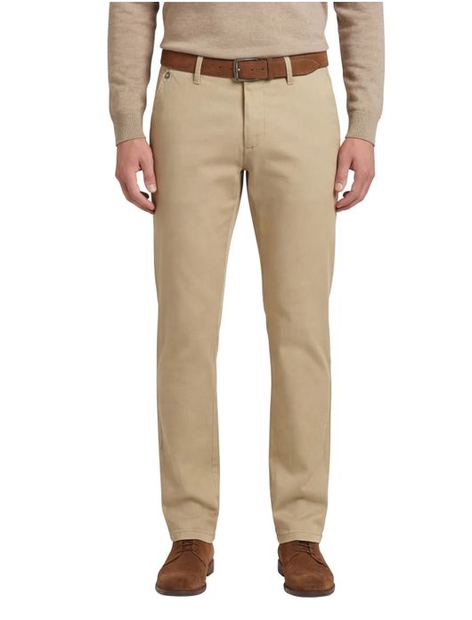 Gardeur Pantalon katoen beige Modern Fit