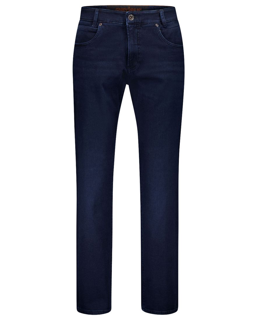 Gardeur jeans effen donkerblauw 5 pocket Tapered Fit