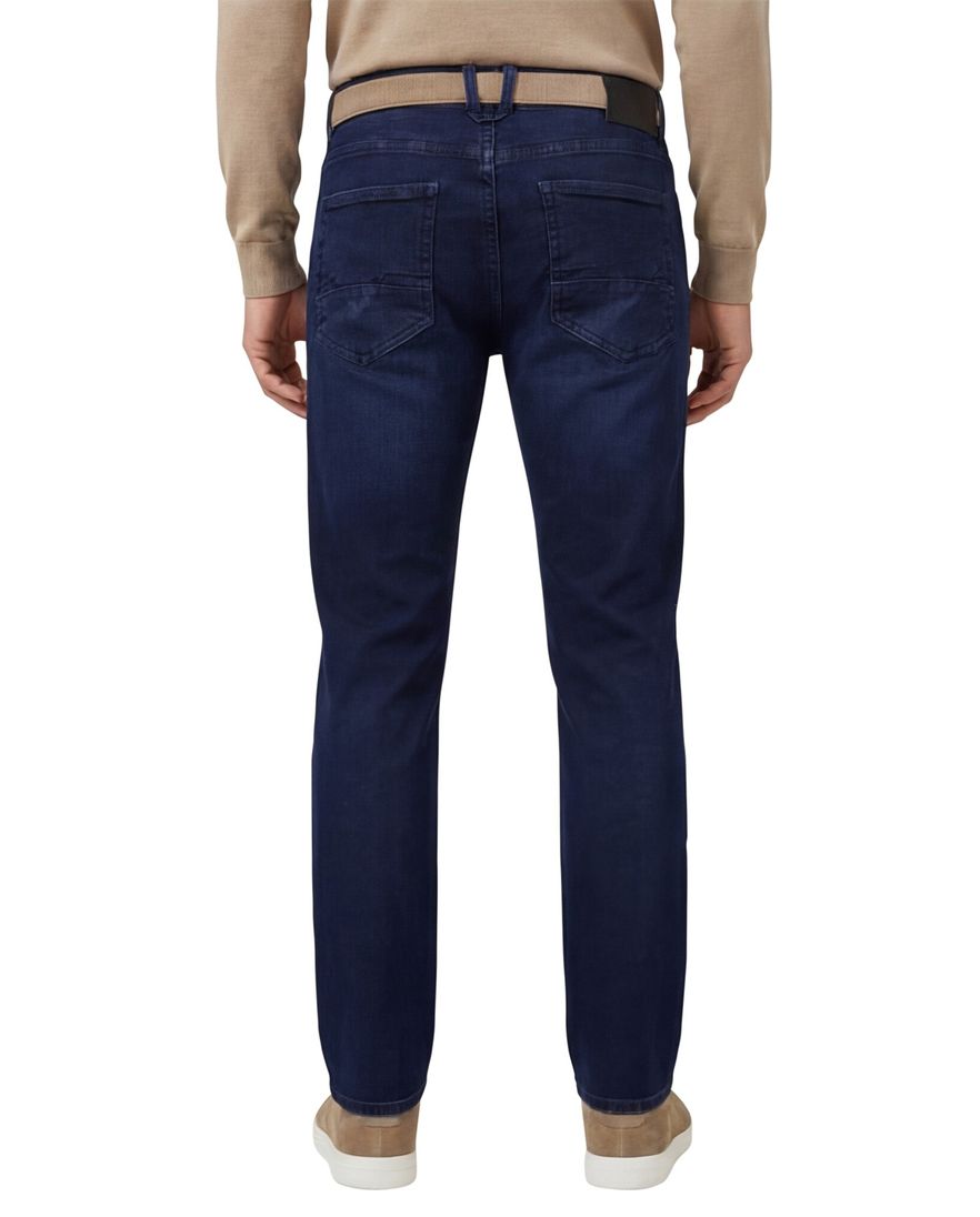 Gardeur jeans effen donkerblauw 5 pocket Tapered Fit