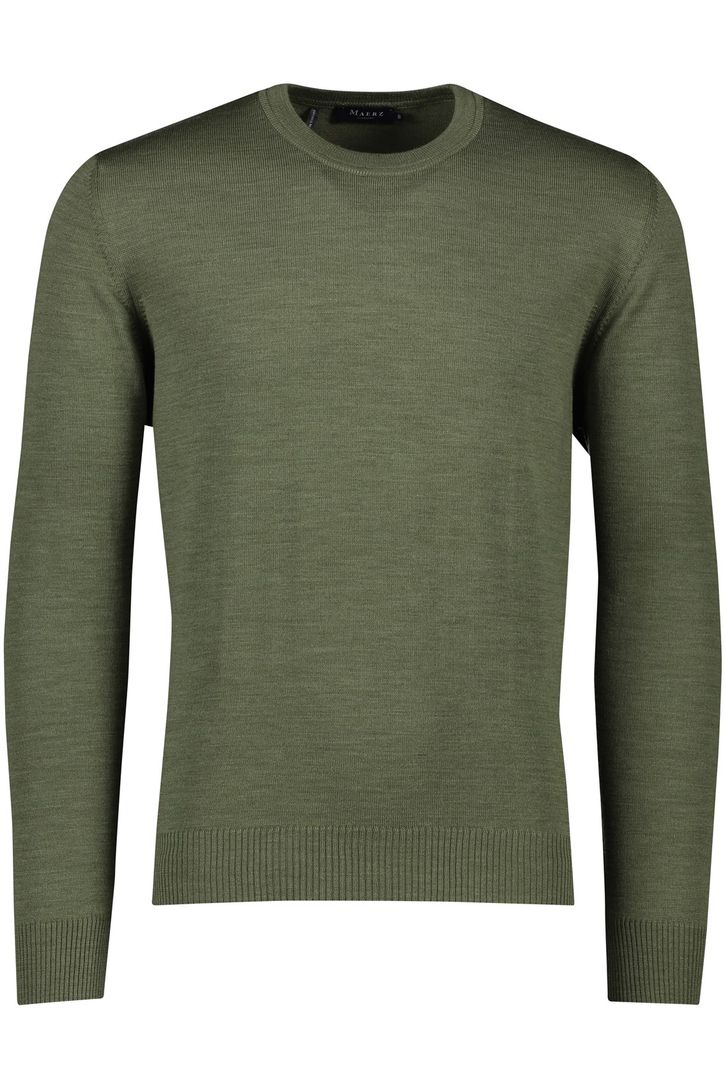 Maerz trui groen gemeleerd