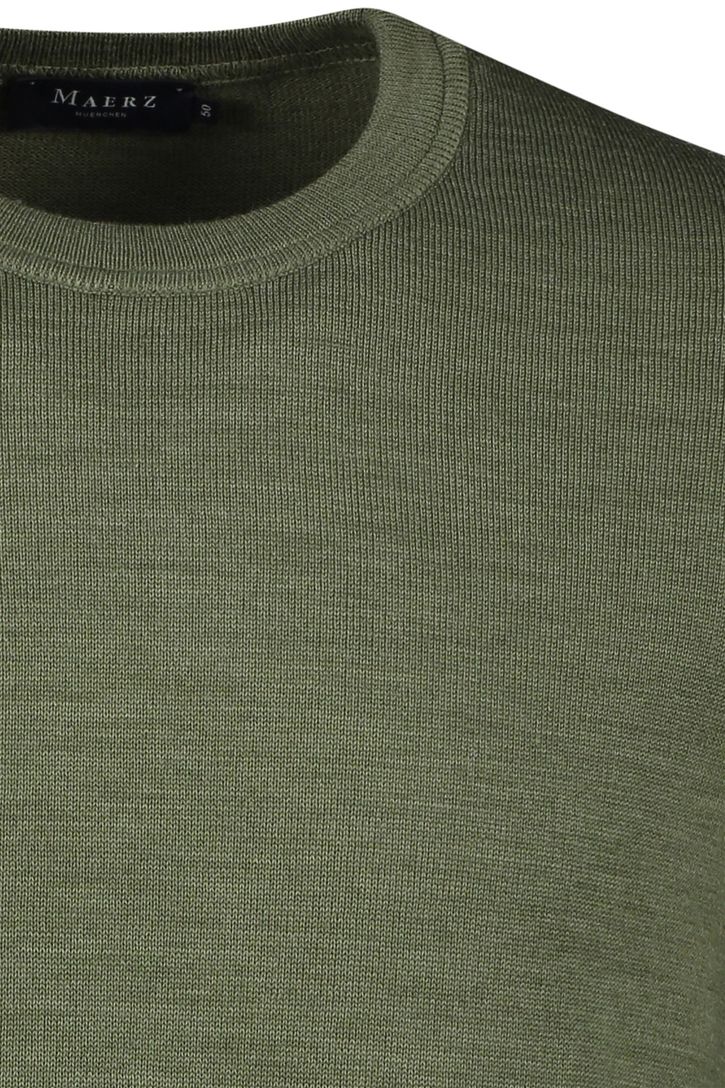 Maerz trui groen gemeleerd