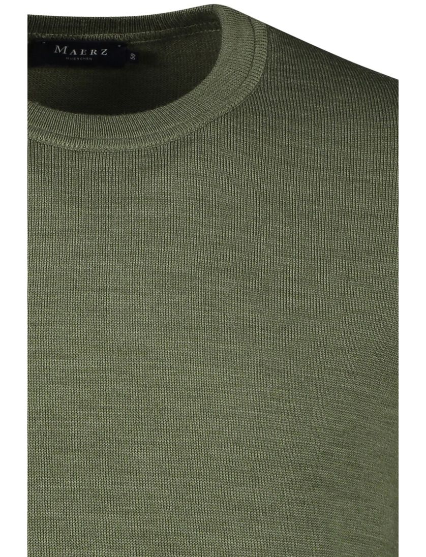 Maerz trui groen gemeleerd